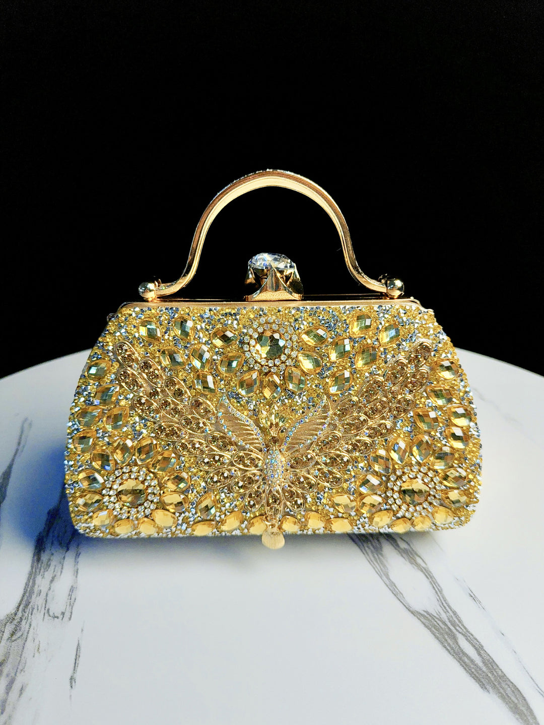 Ornate Bejeweled Evening Clutch