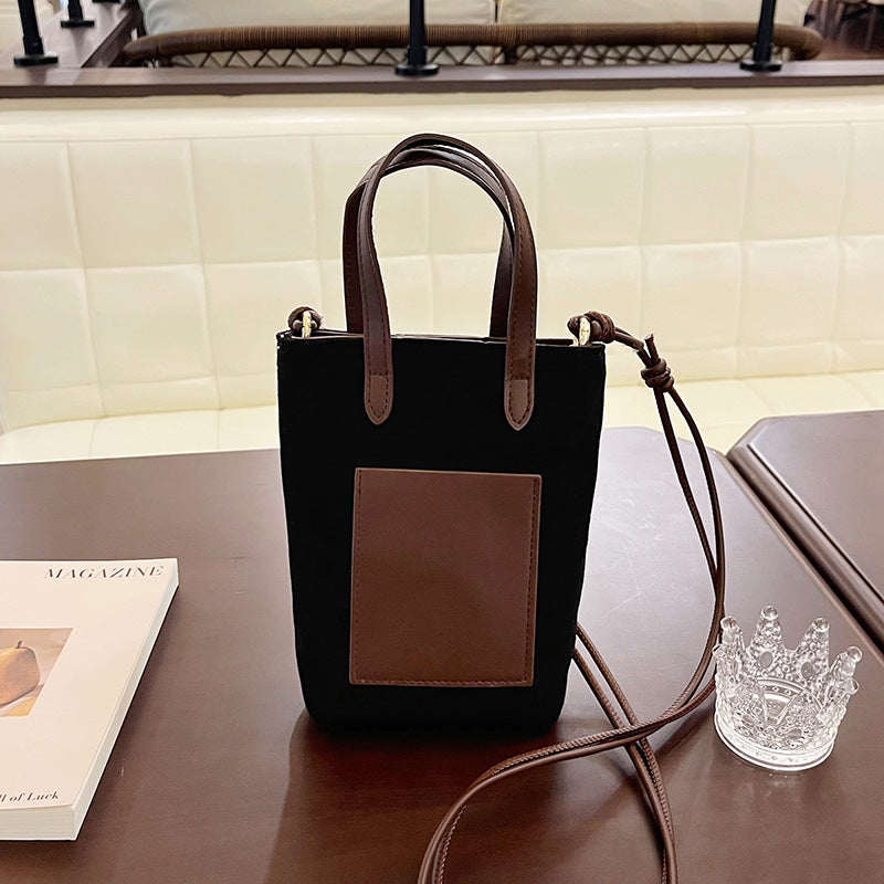 Miniature Vegan Leather Crossbody Bag