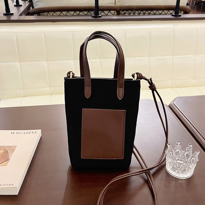 Miniature Vegan Leather Crossbody Bag