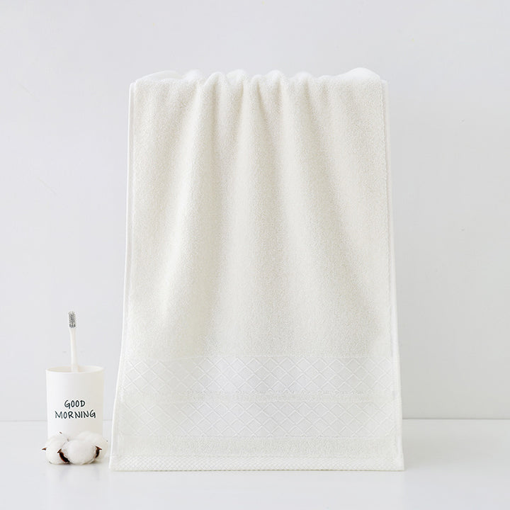 Elegant and Luxurious Terry Bath Towel with Fine Border Kalsten