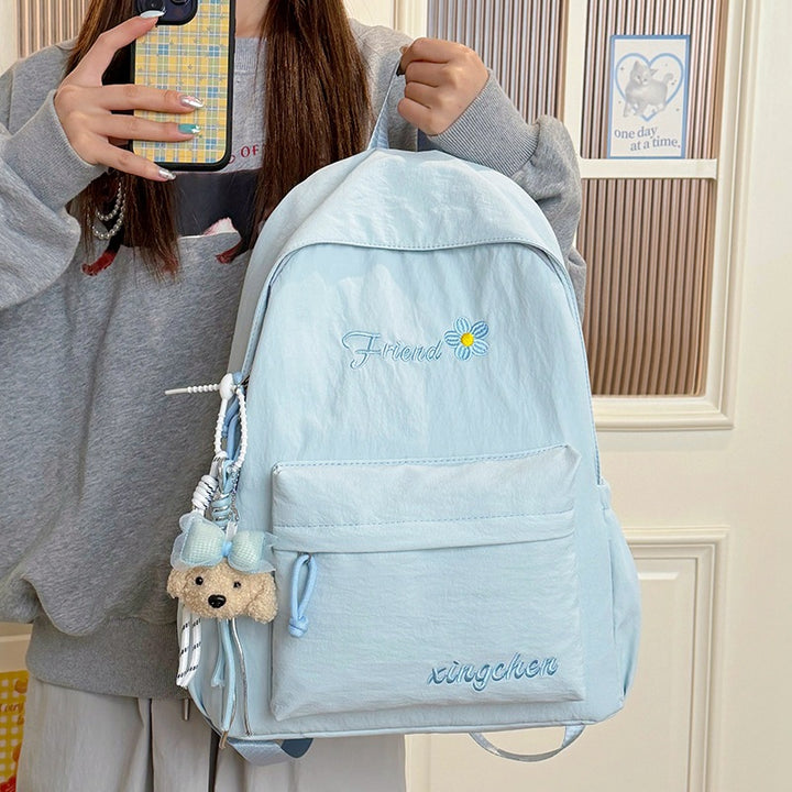 Cute Cartoon-Themed Embroidered Backpack Kalsten
