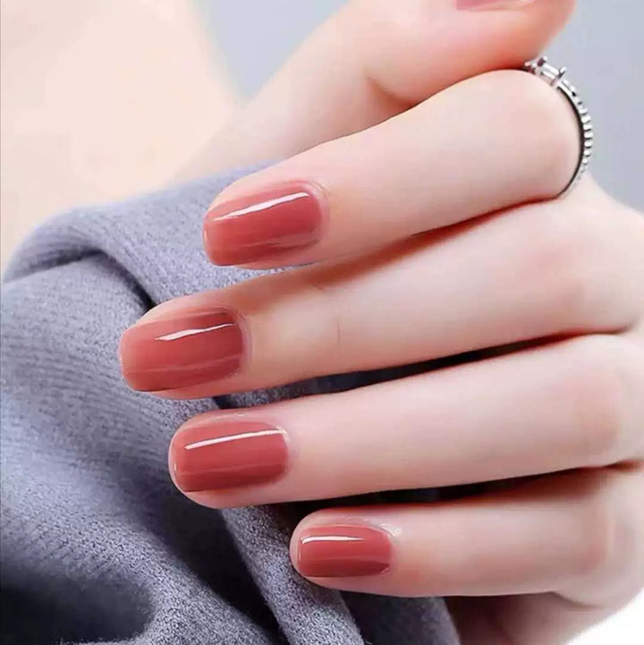 Glossy Long Nail Set Kalsten