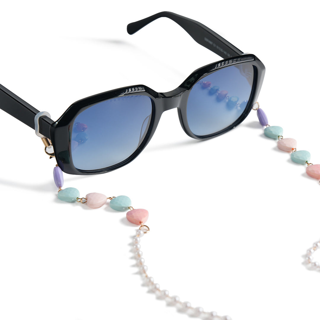 Heart-Shaped Beaded Eyewear Chain kalsten