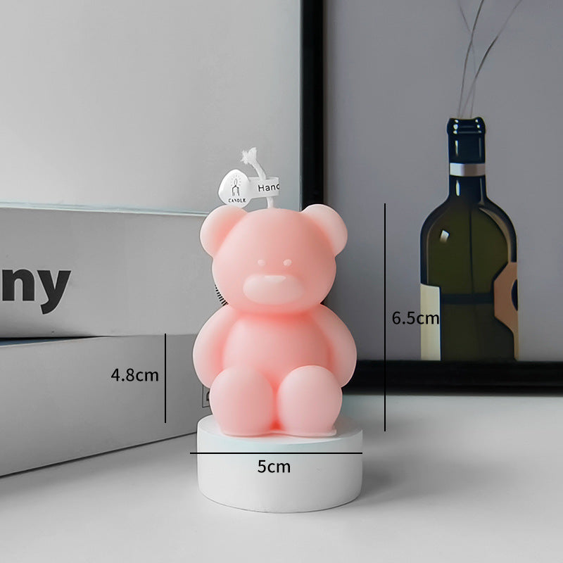 Teddy Bear Shaped Candle