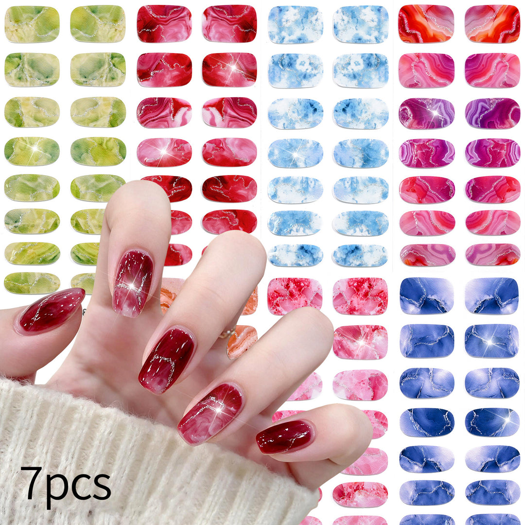 Artistic Watercolor Nail Wraps