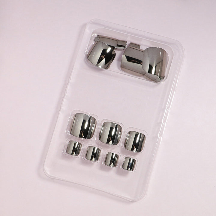 Premium Metallic Toe Nail Set Kalsten