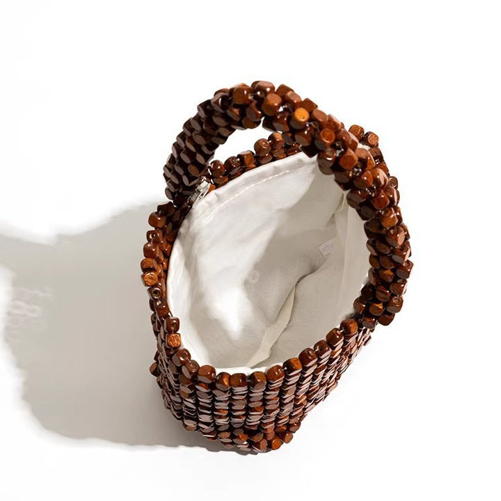 Handcrafted Woven Bamboo Tote Bag