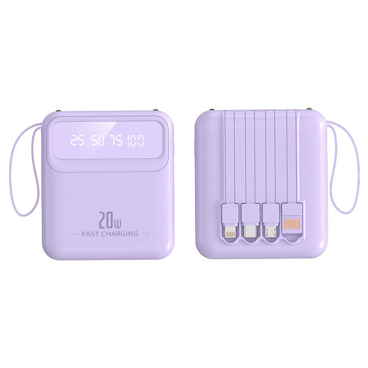 Portable power bank with integrated multifunction charging technology Kalsten