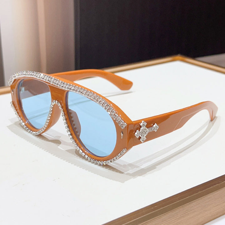 Luxury Oversized Rhinestone Sunglasses Kalsten