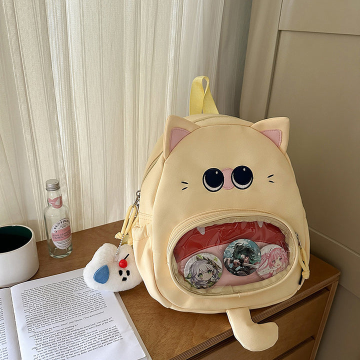 Cute Cat-Themed Mini Backpack