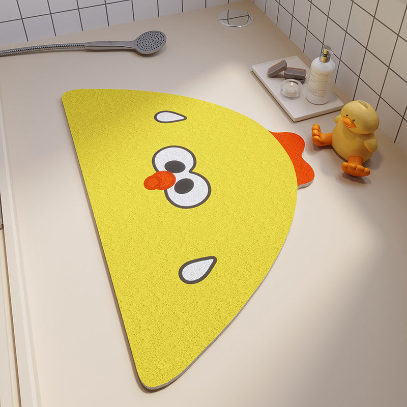 Cute Frog-Themed Bath Mat
