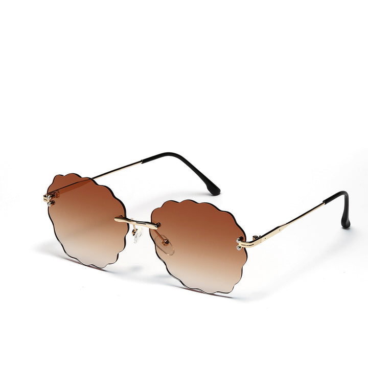 Ladies fashionable sunglasses in unique flower frame Kalsten