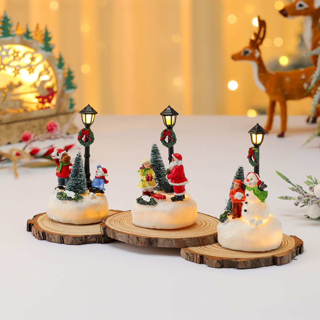 LED Light-Up Snowman Figurine Kalsten