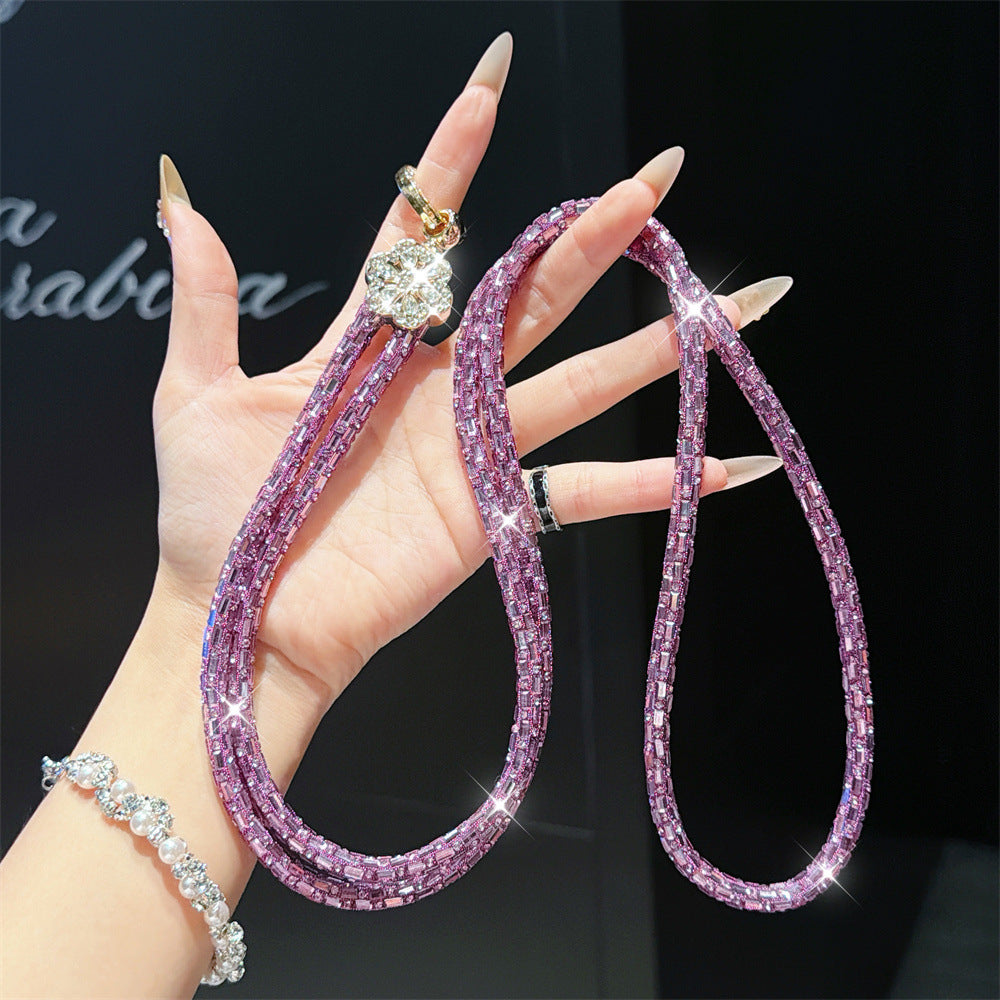 Sparkling Crystal Charm Eyewear Lanyard Kalsten