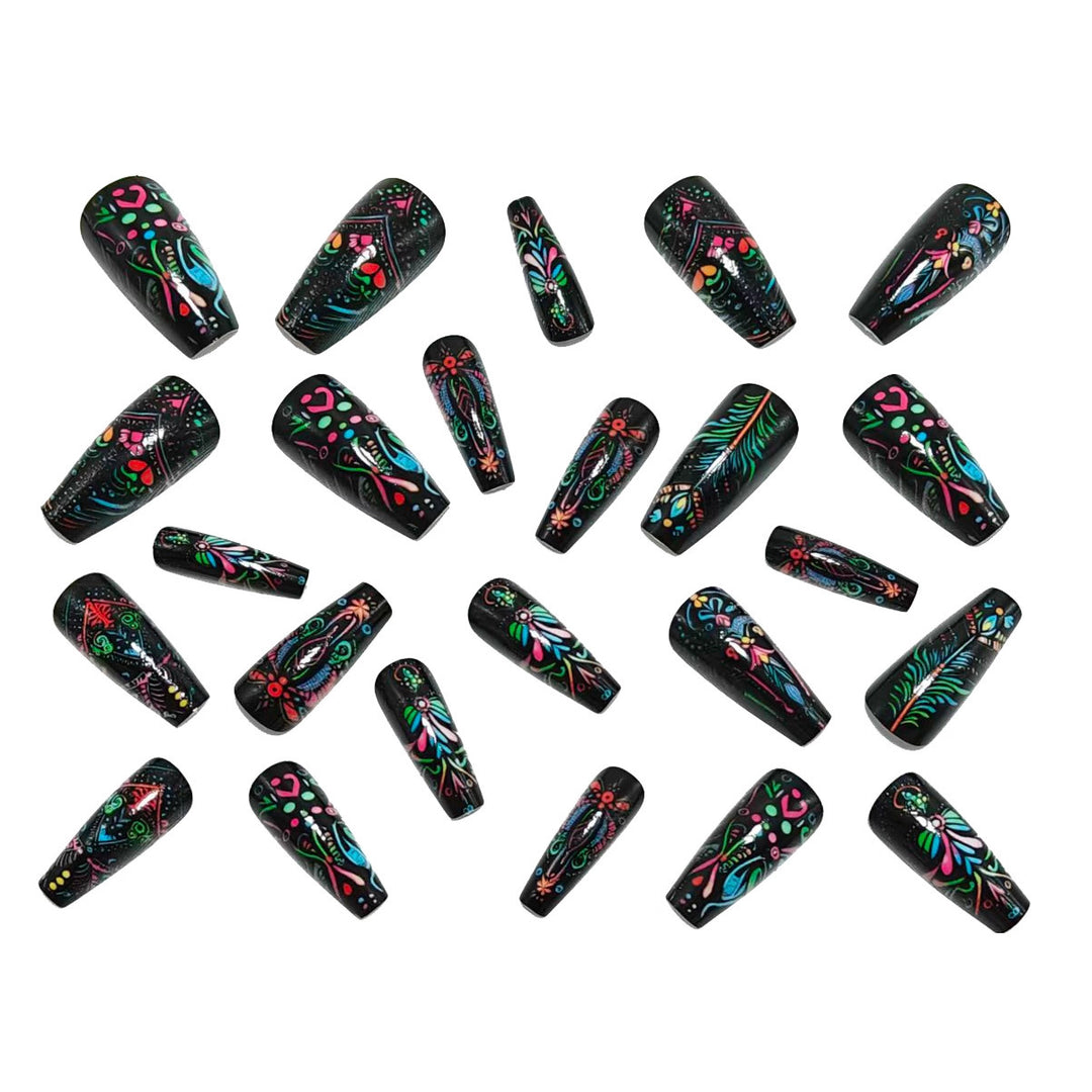 Artificial Nails in Creative Mandala Design Kalsten