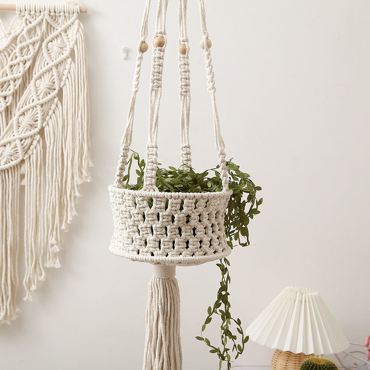 Decorative Macrame Hanging Planter Kalsten