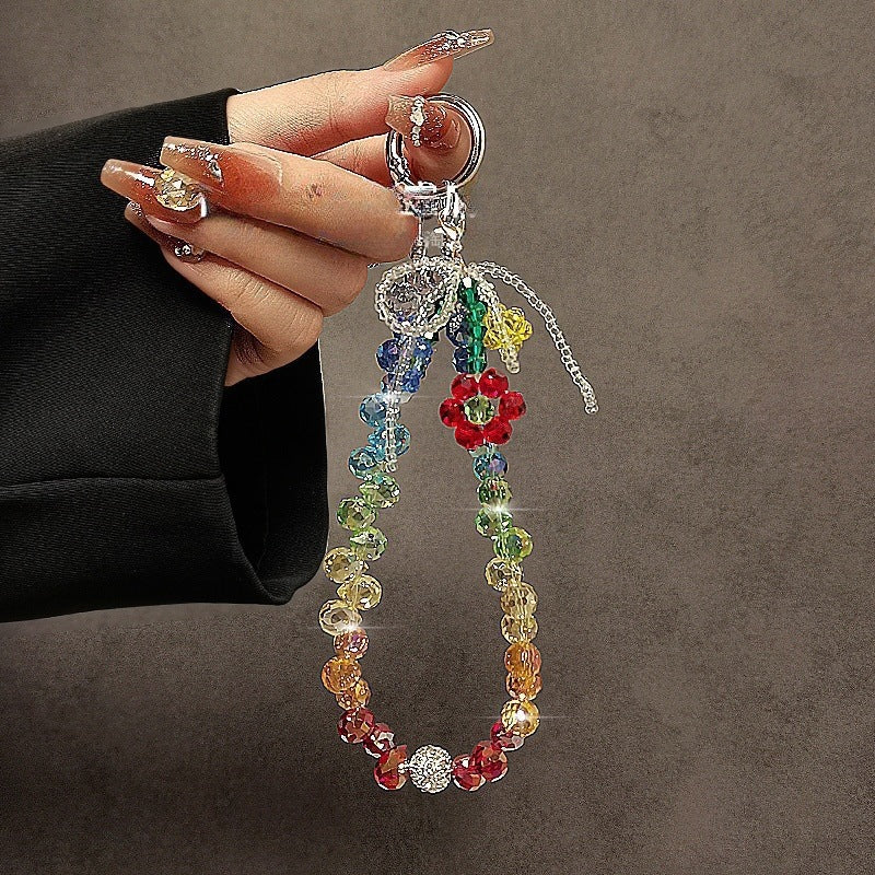 Colorful Beaded Charm Keychain Kalsten