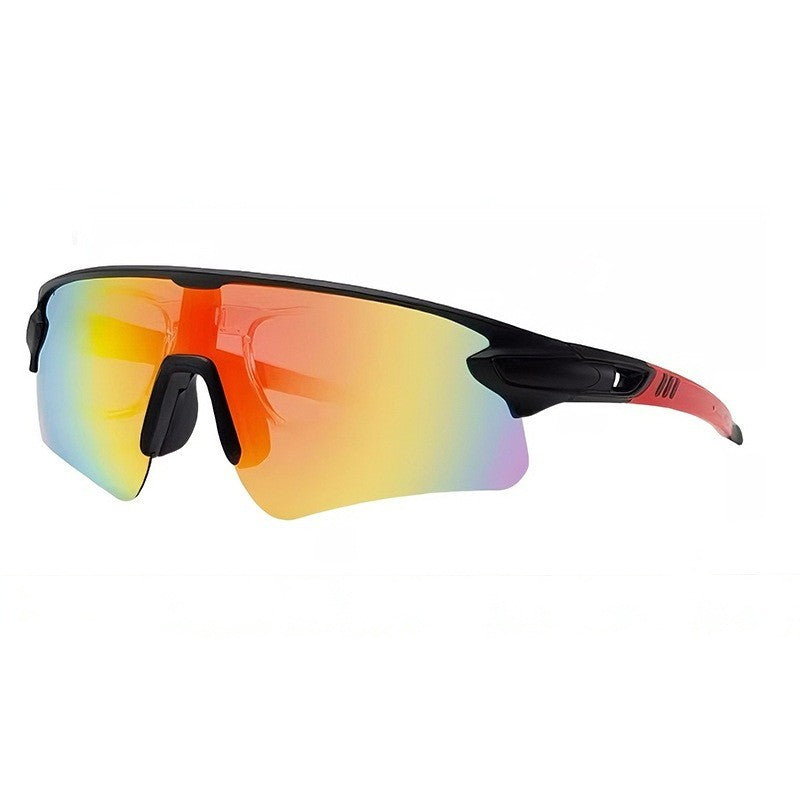 Unisex sporty high-performance sunglasses with aerodynamic design and adjustable nose pad Kalsten