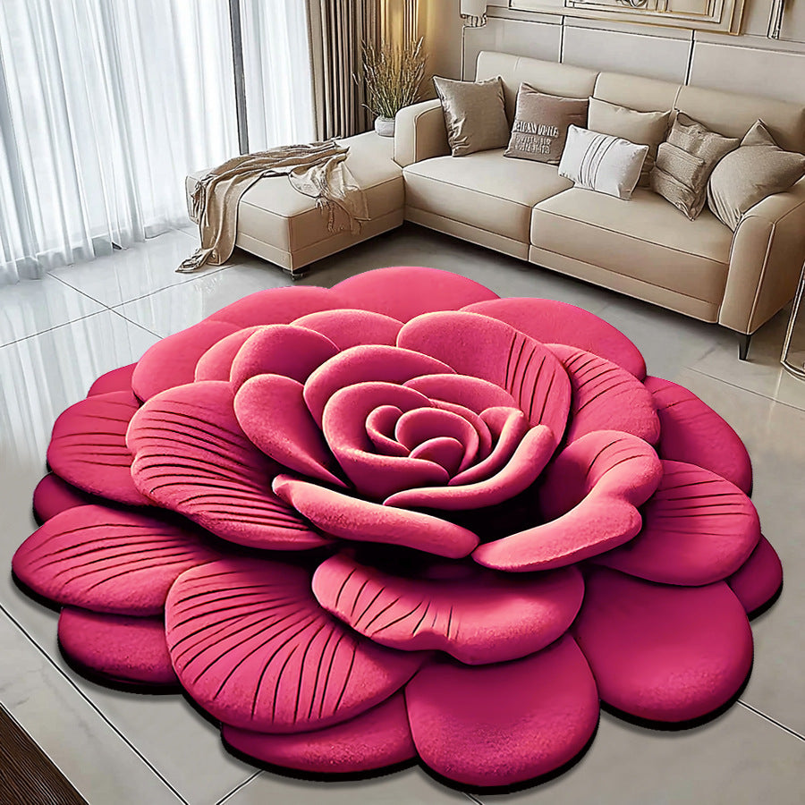 Floral Shaped Area Rug Kalsten 1790150776