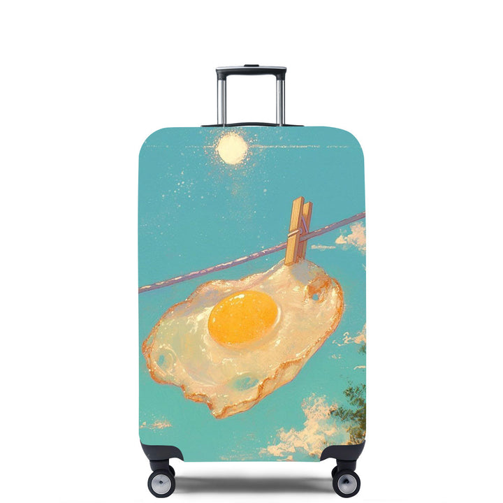 Women's Hard Shell Suitcase with Unique Illustrative Design Kalsten