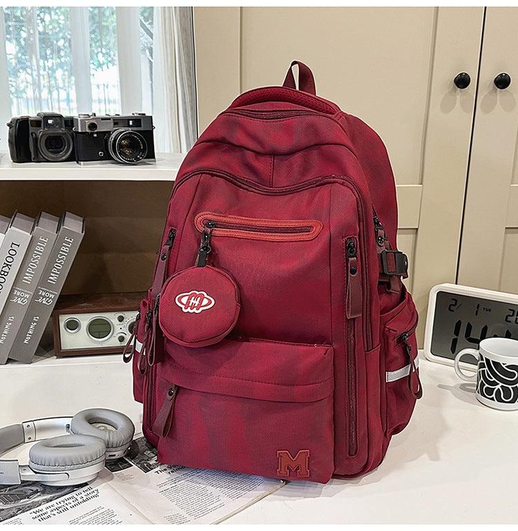 High-Capacity Multi-Pocket School Backpack