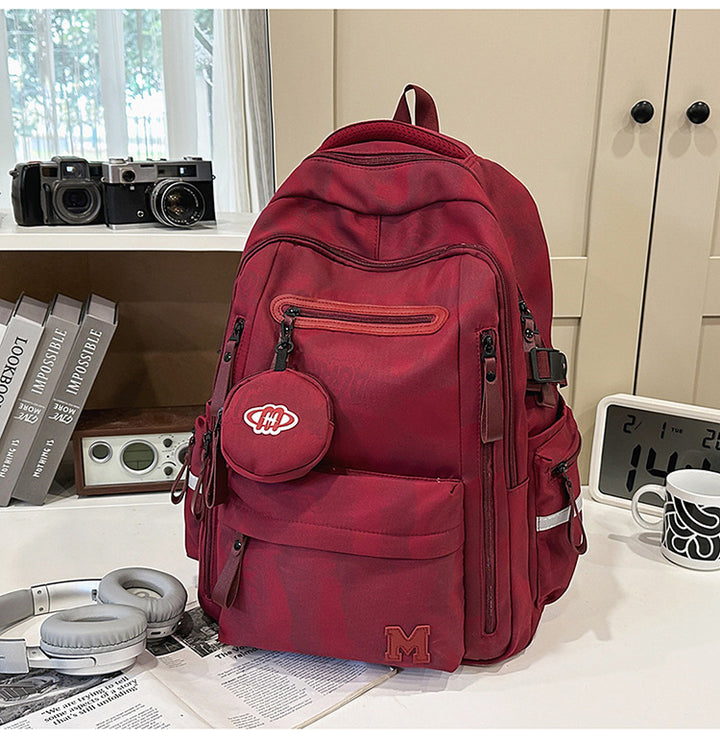 High-Capacity Multi-Pocket School Backpack