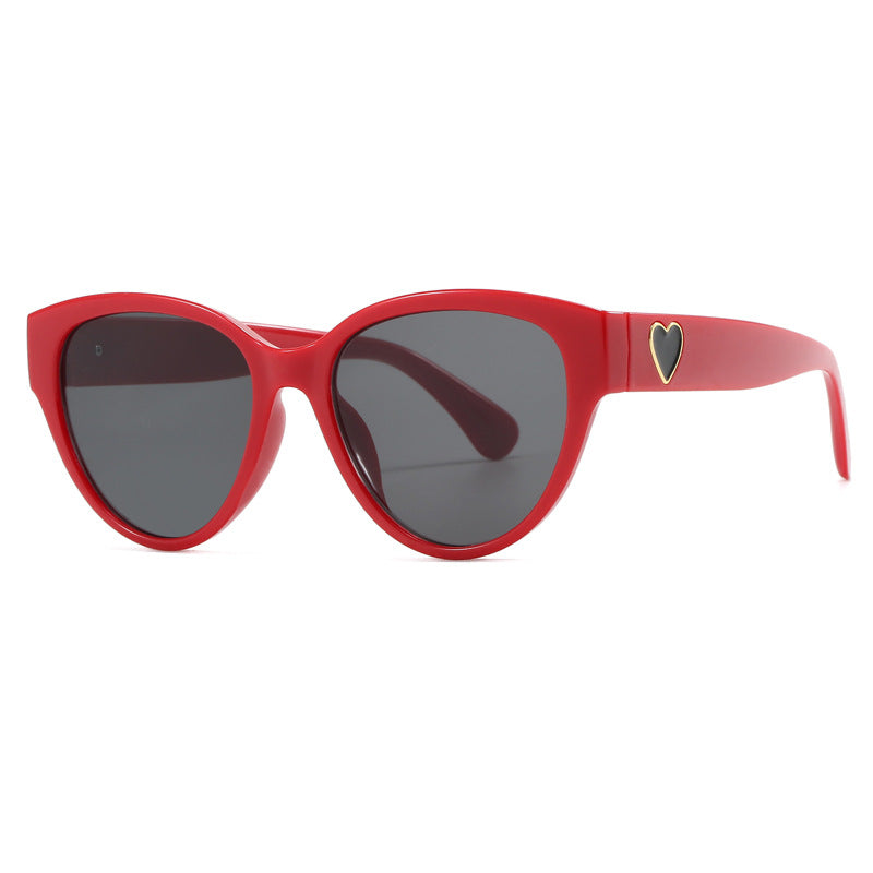 Women's Cat-Eye Sunglasses with Luxurious Leopard Print and Charming Details Kalsten
