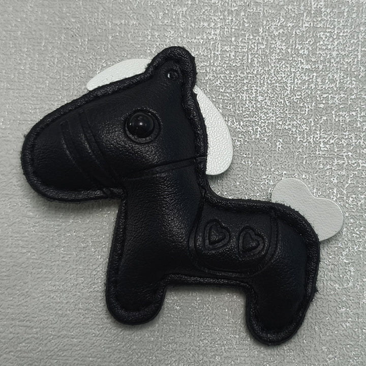 Leather Horse-Shaped Keychain Kalsten