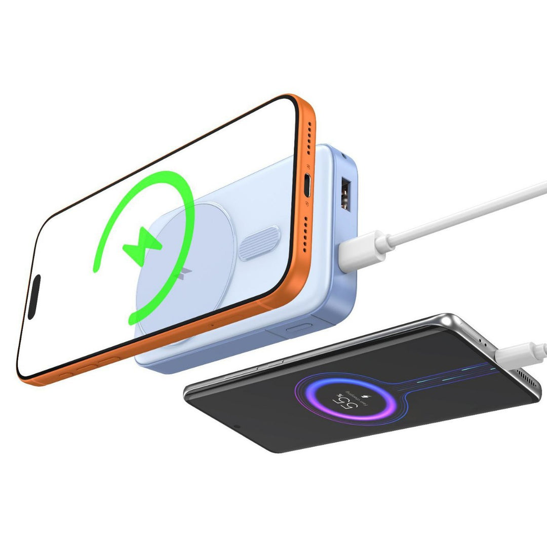 Wireless power bank with inductive fast charger and smart charging indicator Kalsten