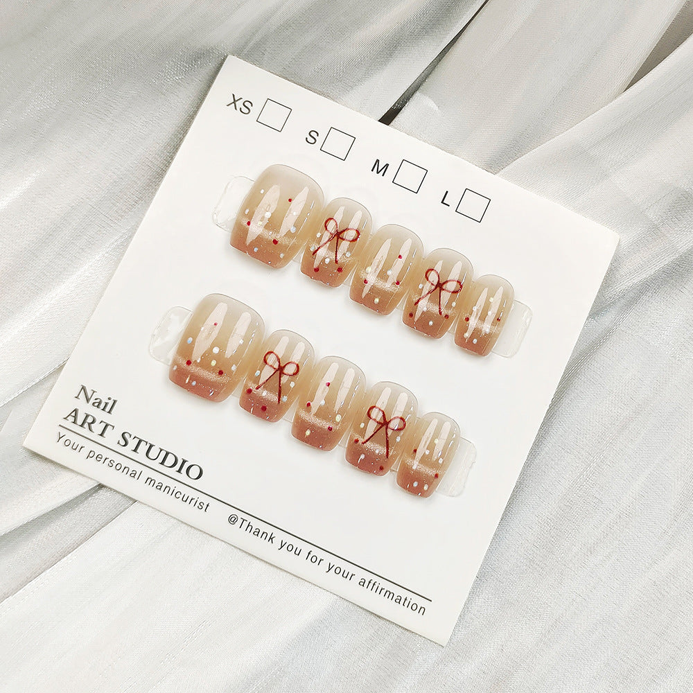 Glamorous artificial nails with holographic effect Kalsten