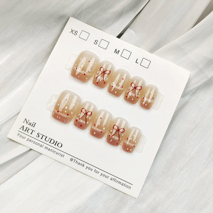 Glamorous artificial nails with holographic effect Kalsten