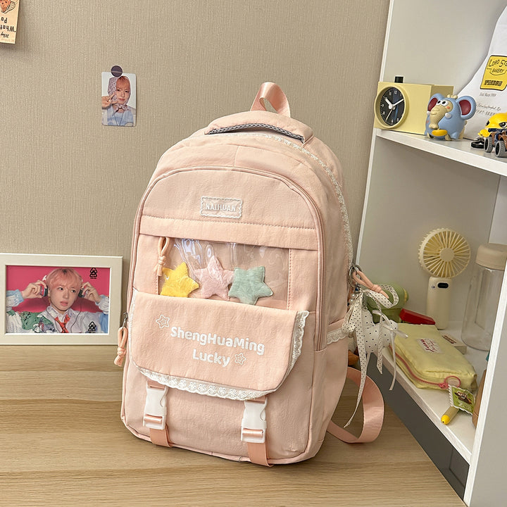 Transparent Window Backpack Kalsten