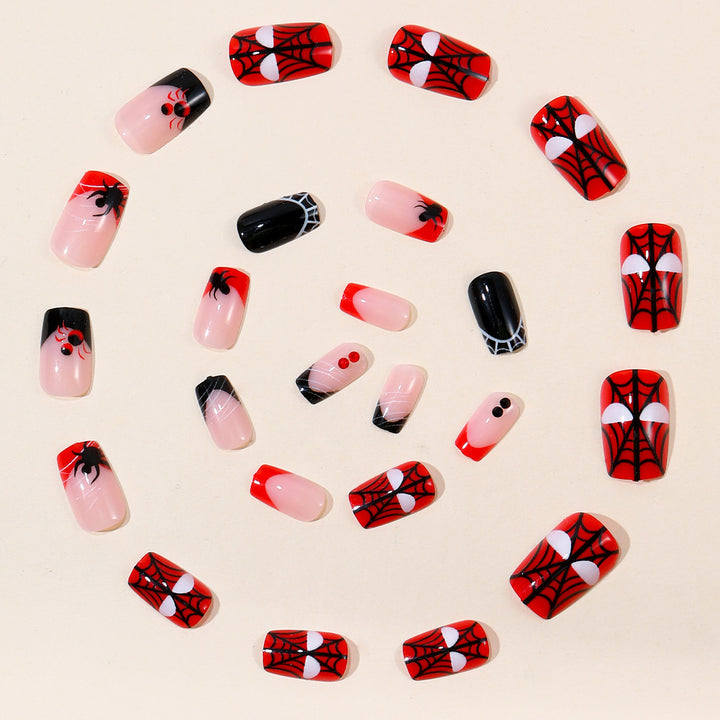 Spider-Themed Decorative Nail Art Kalsten