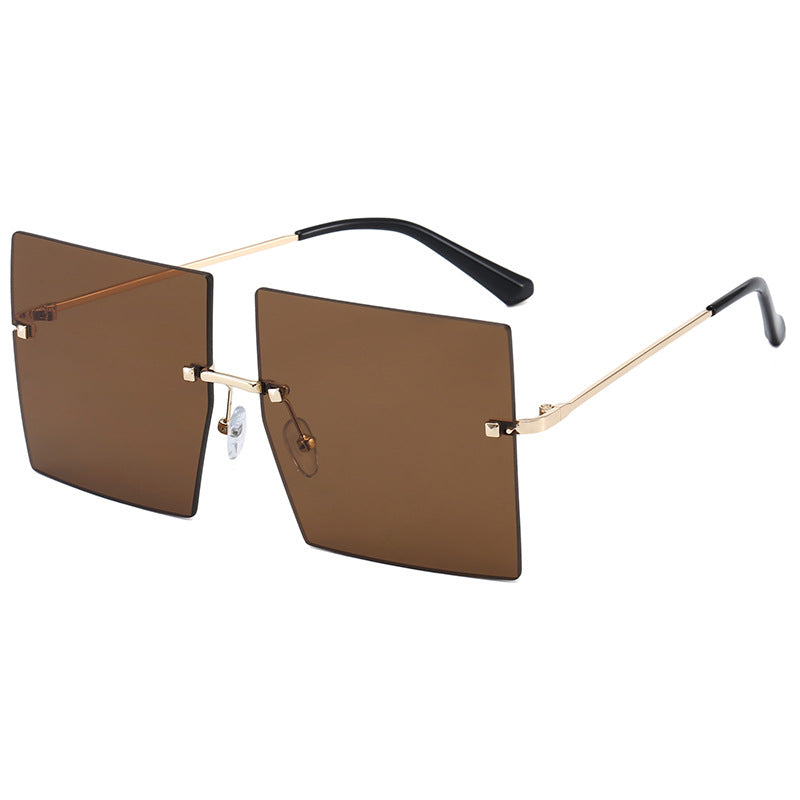 Women’s modern geometric sunglasses with filigree metal frame Kalsten
