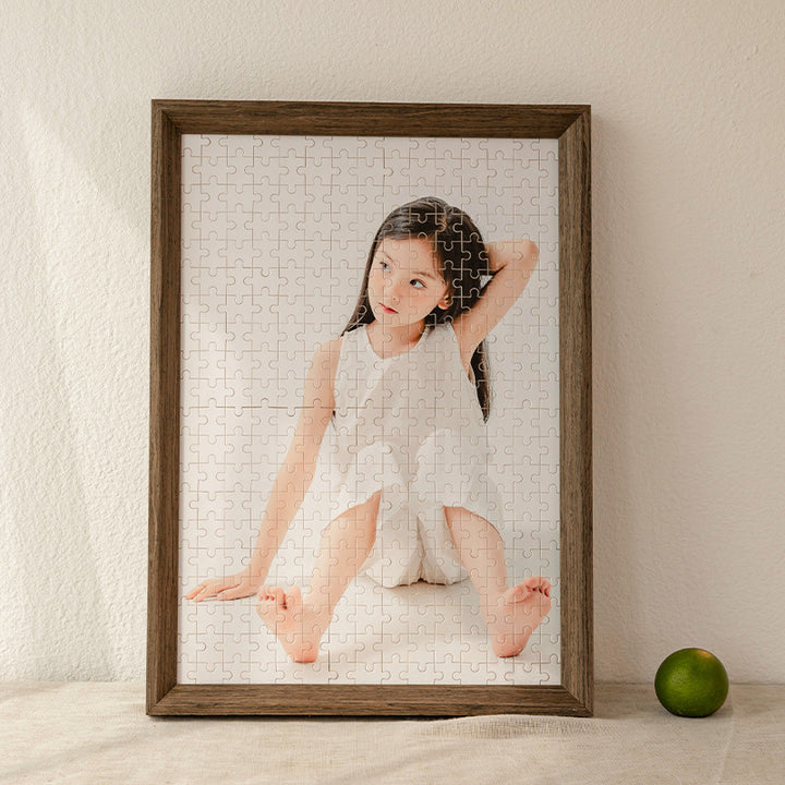 Puzzle Artwork Display Frame for Home Decor