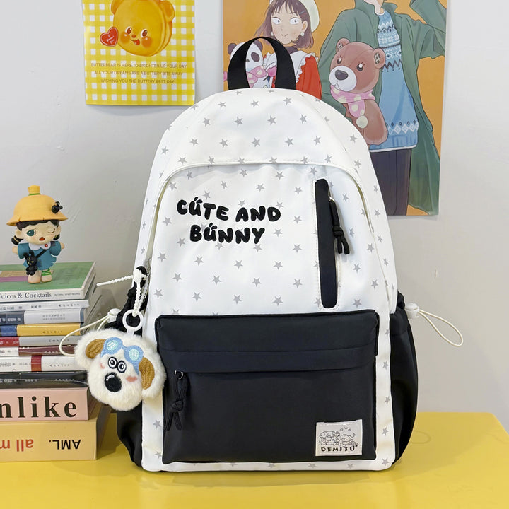 Cute Animal-Themed Canvas Backpack Kalsten