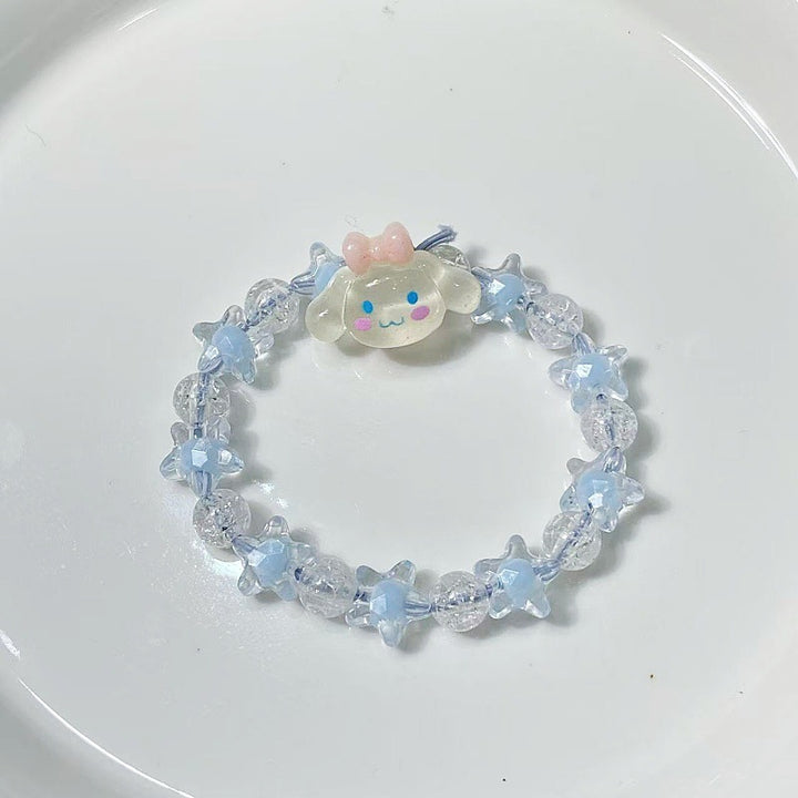 Playful bracelet with stars and cute pendant Kalsten