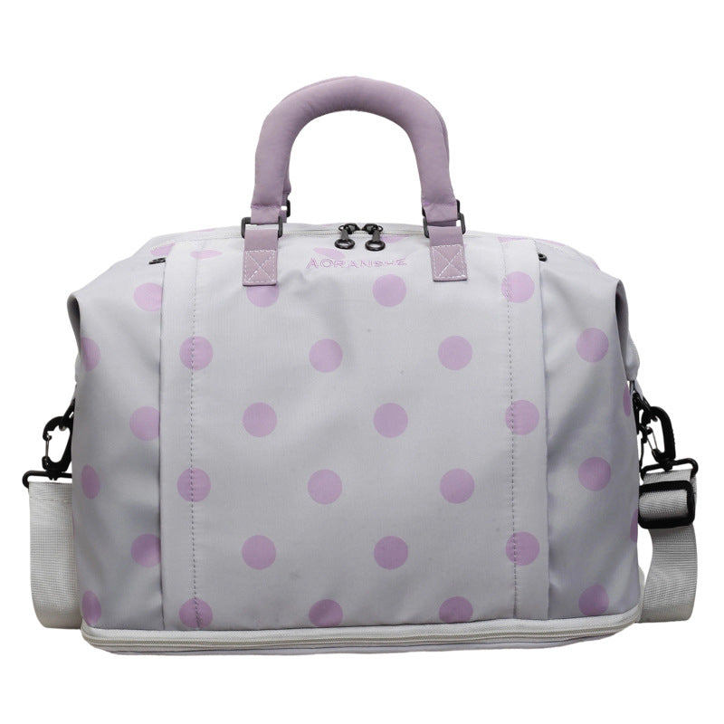 Stylish Polka Dot Travel Duffel