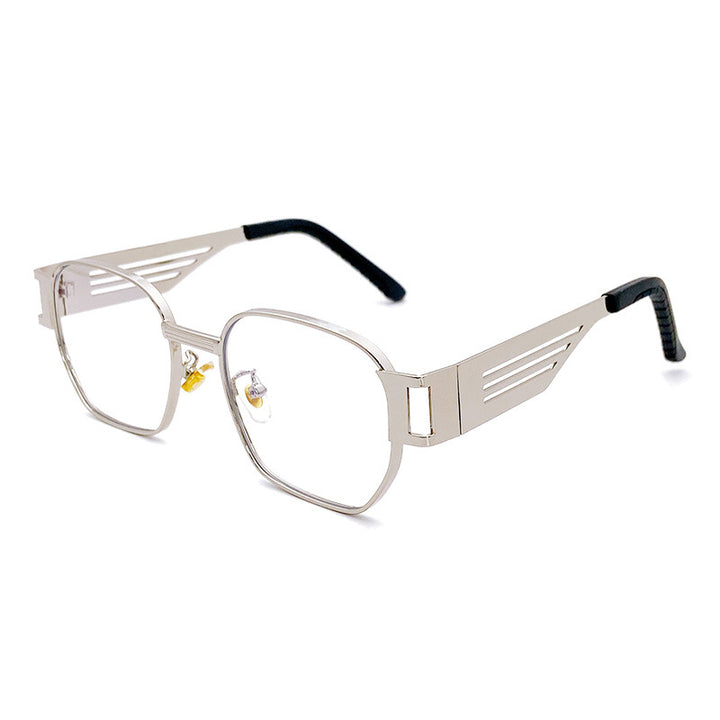 Stylish Oversized Sunglasses in Modern Metal Design Kalsten