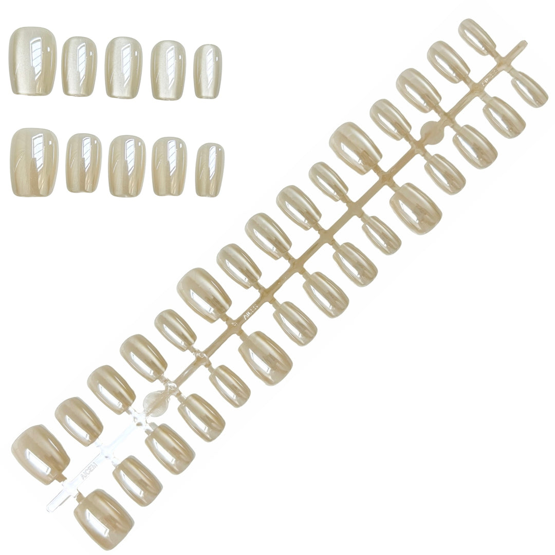 Metallic Press-On Nail Set