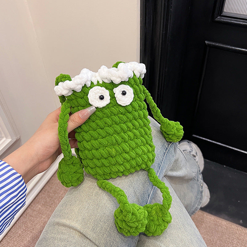 Playful Crochet Character Bag