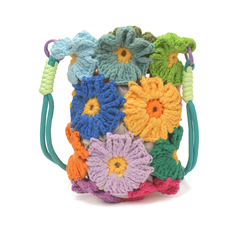 Floral Crochet Mini Bag