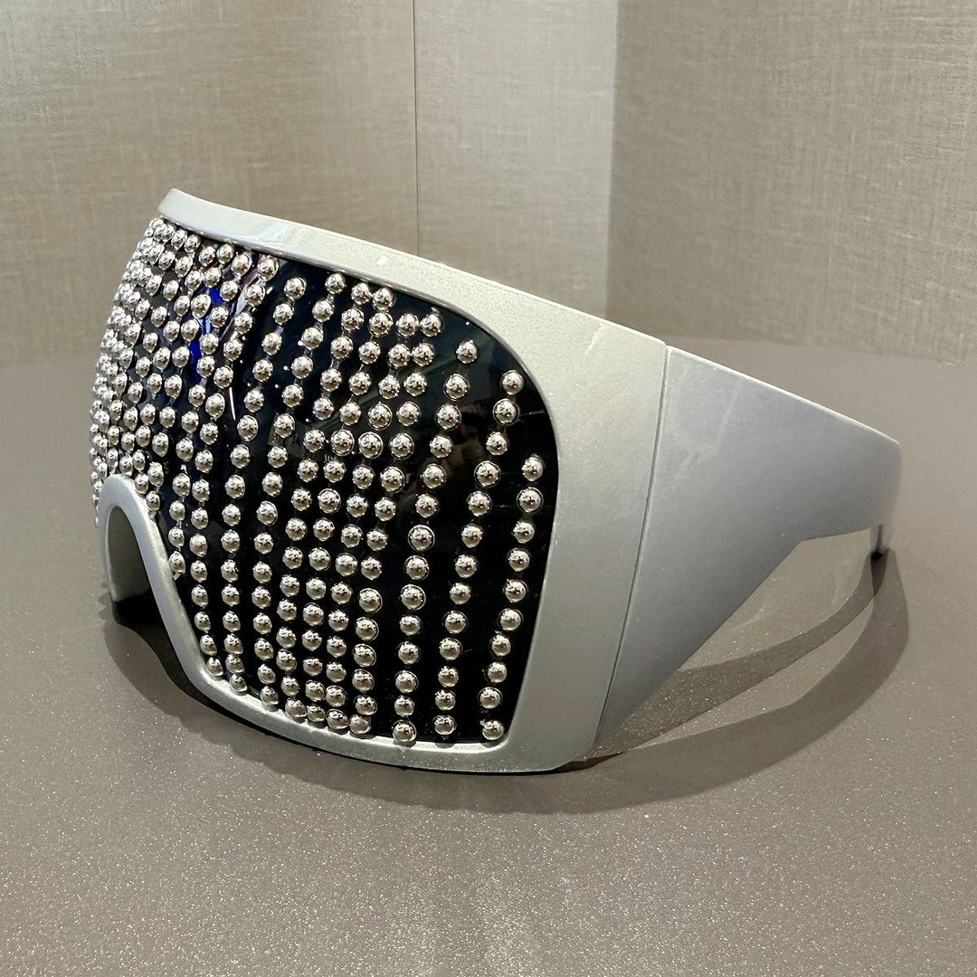 Ladies fashionable ski goggles with rhinestone-encrusted frame Kalsten