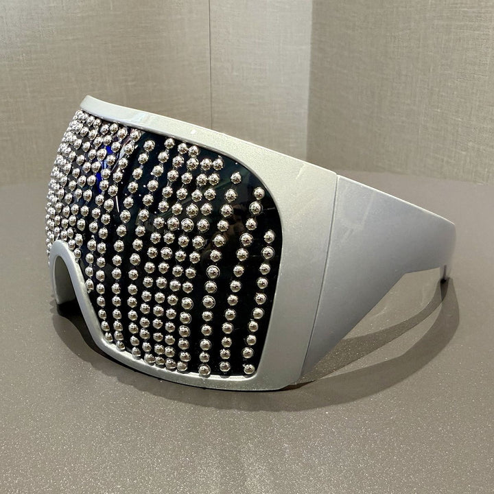 Ladies fashionable ski goggles with rhinestone-encrusted frame Kalsten