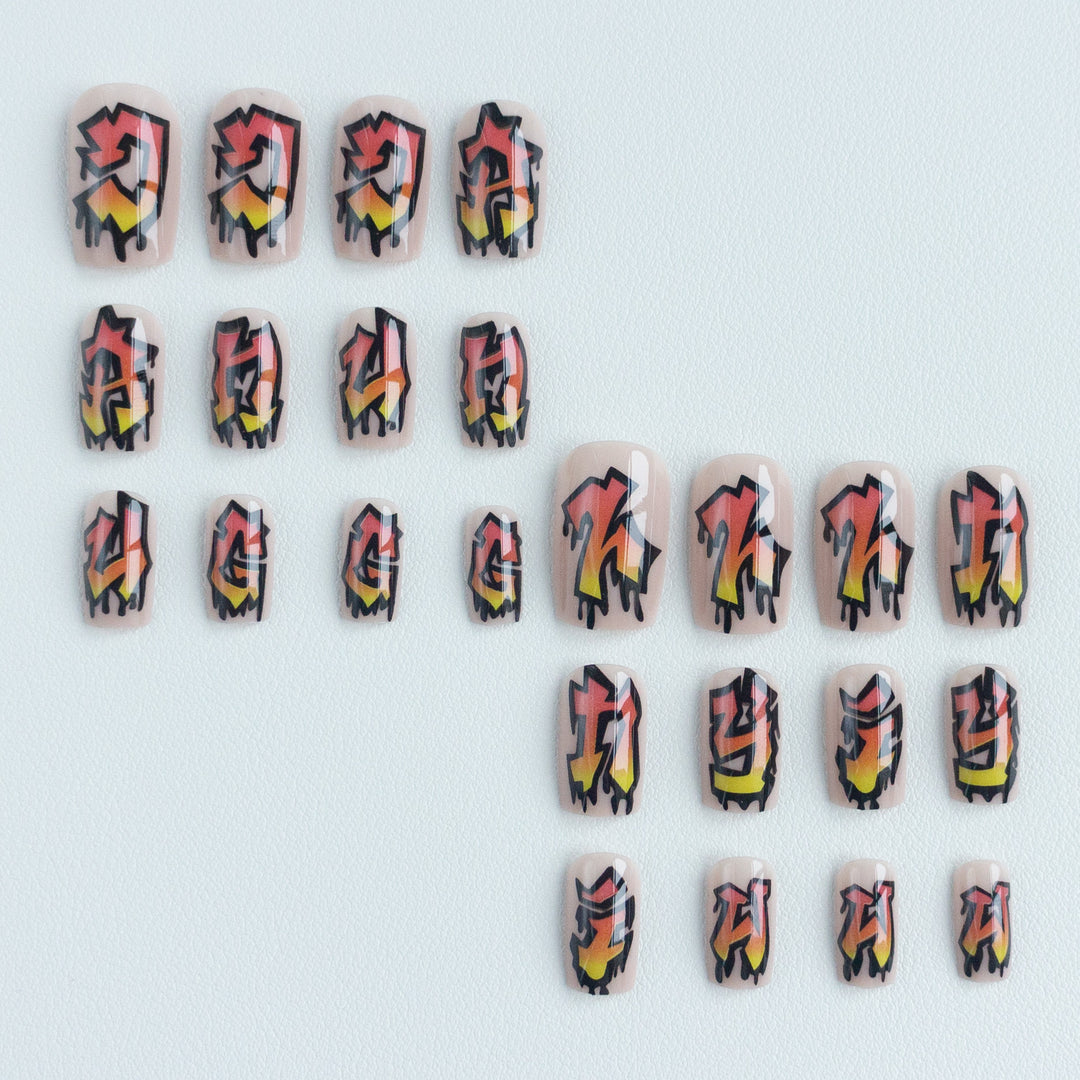 Creative Graphic Nail Art