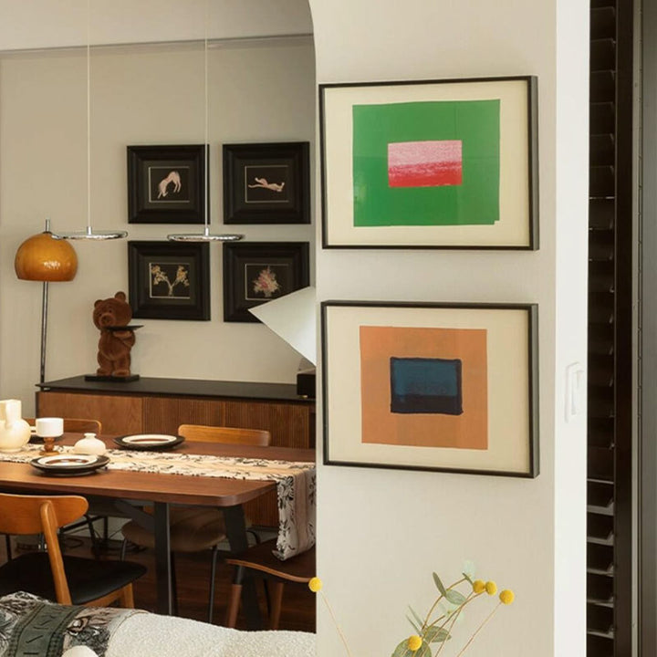 Minimalist Framed Geometric Wall Art