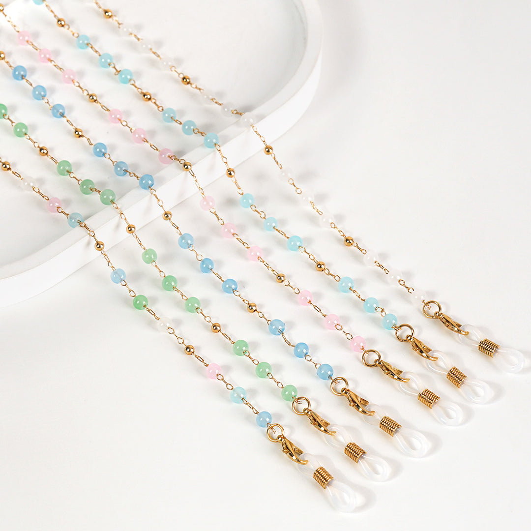 Beaded Eyewear Retainer Chain Kalsten