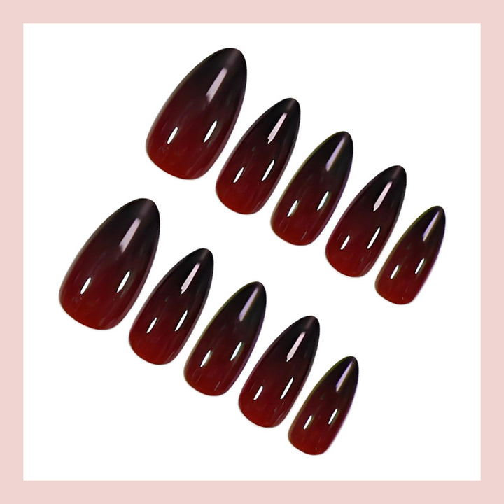 Elegant Artificial Nails with Shine Kalsten