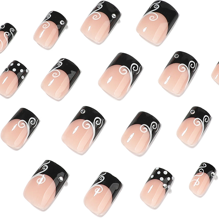 Artful nail art with modern embellishments and accents Kalsten