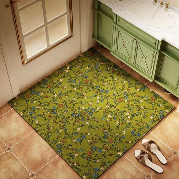 Floral Decorative Area Mat